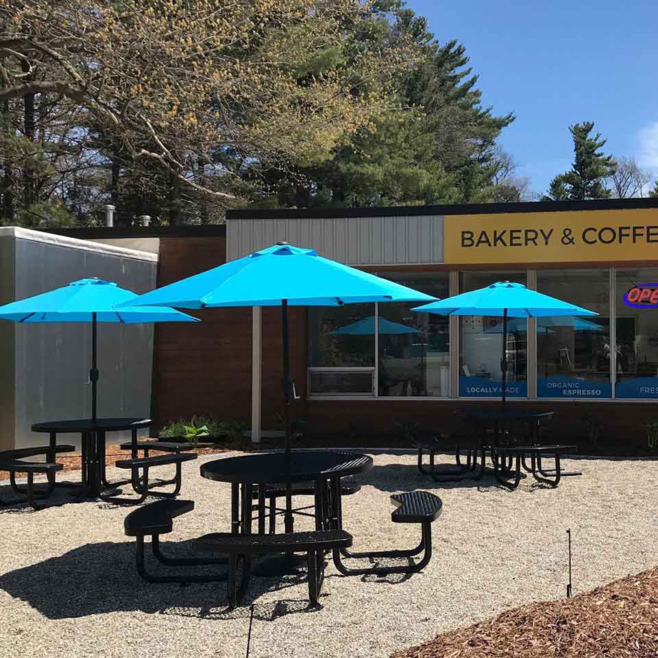 Butterfly garden and patio