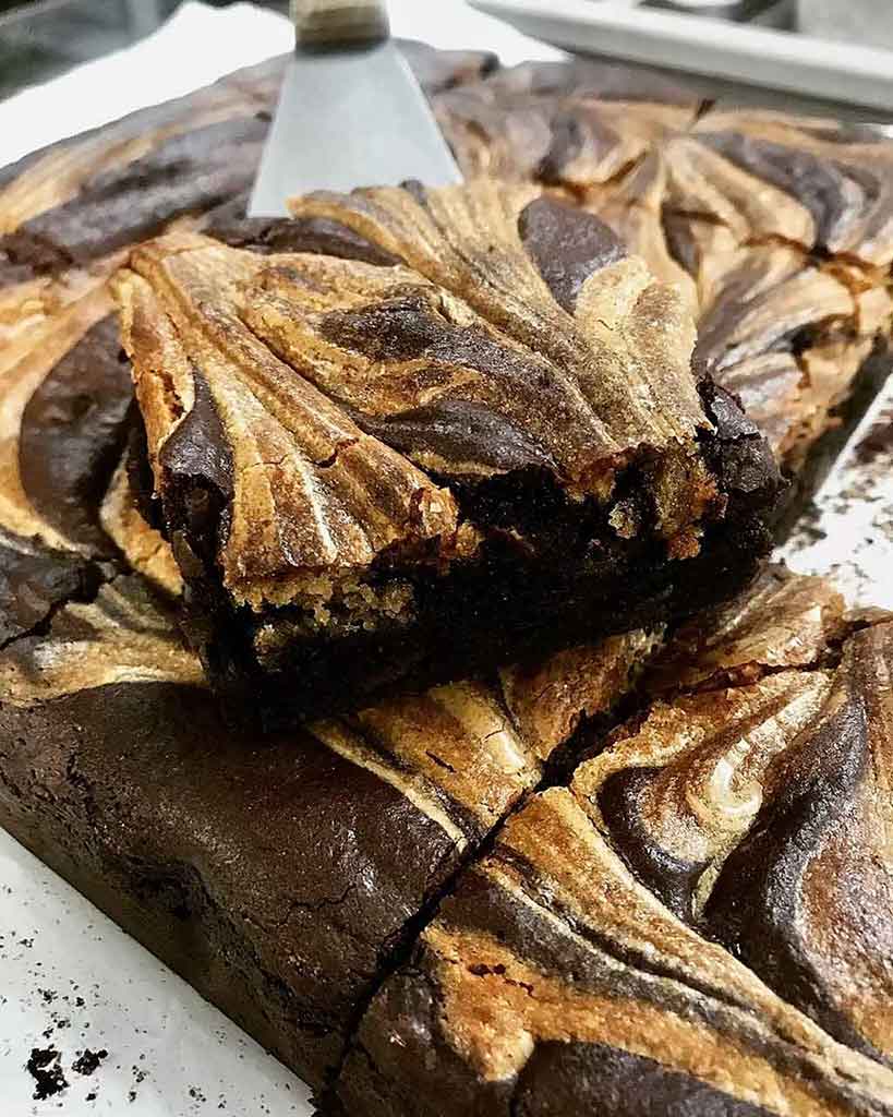 Sunbutter Swirl Brownies