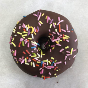 Double Chocolate with Sprinkles Gluten Free Donut