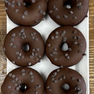 6-Pack Girl Scout Cookie Inspired "Thin Mint" Donuts