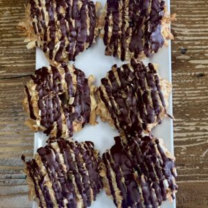 6-Pack Girl Scout Cookie Inspired "Samoa" Donuts