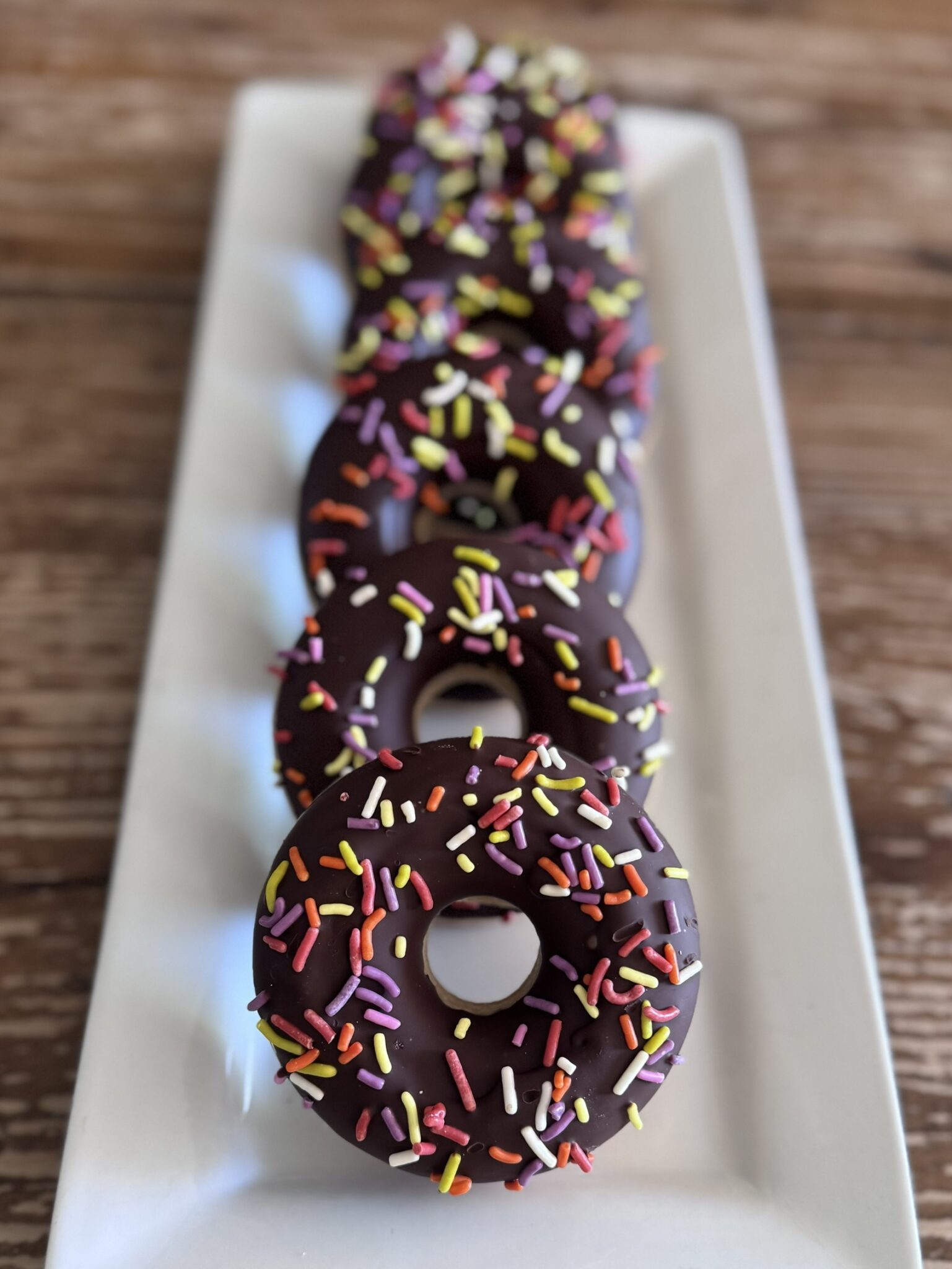6-Pack Chocolate Sprinkle Donuts