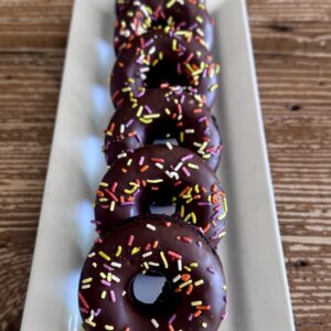 6-Pack Double Chocolate Sprinkle Donuts